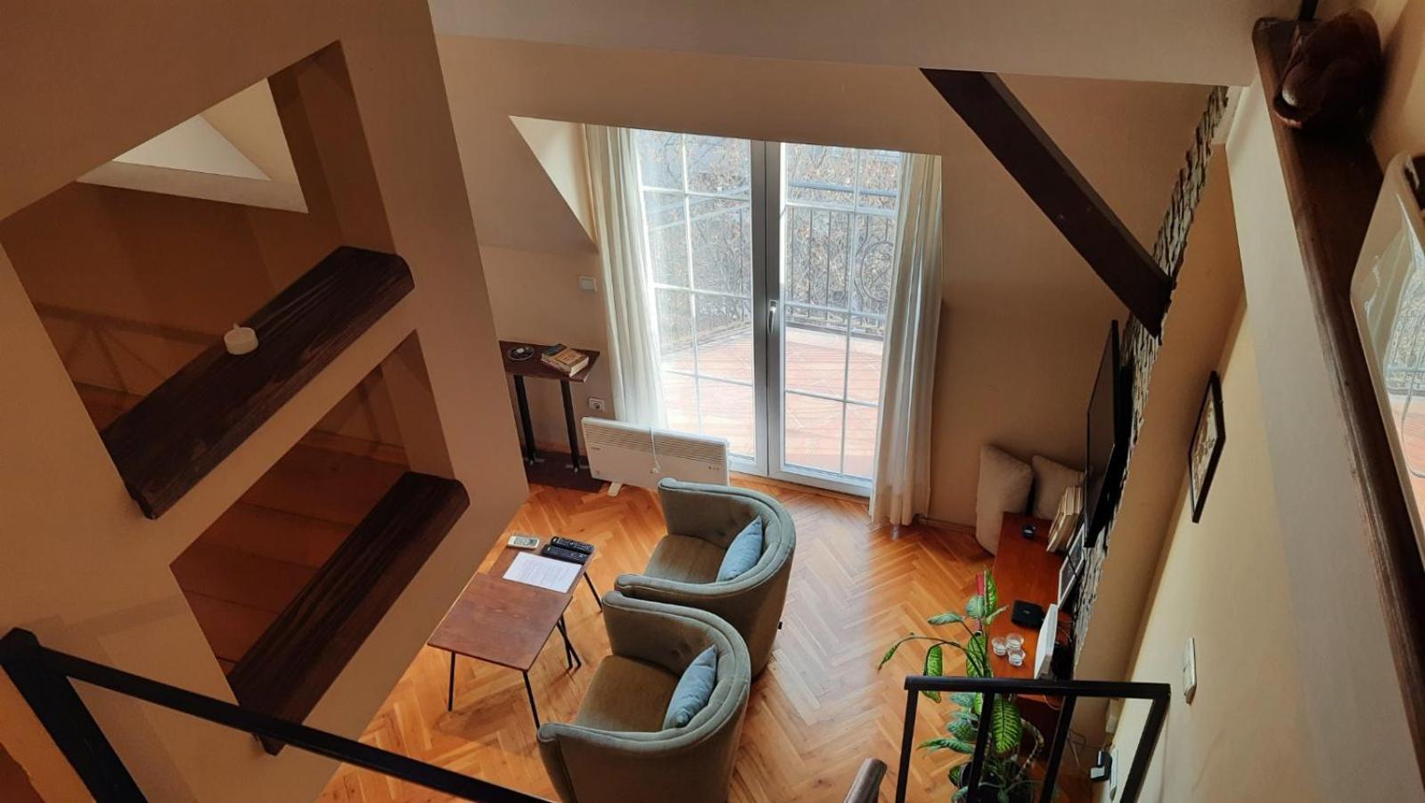 Duplex Studio Mansarda Apartman Belgrád Kültér fotó