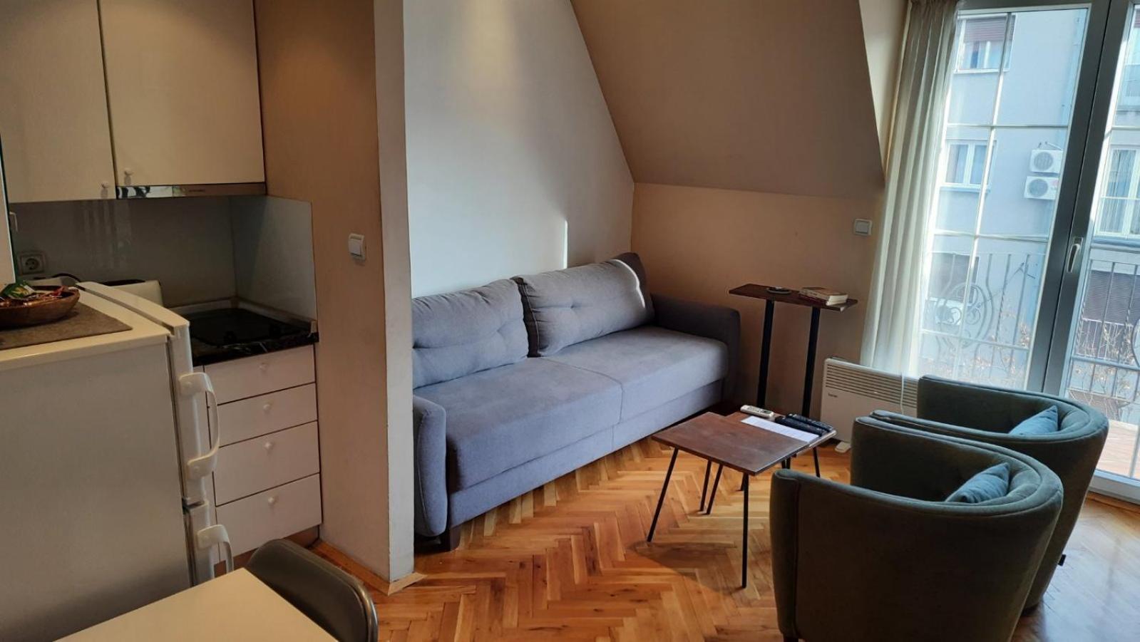 Duplex Studio Mansarda Apartman Belgrád Kültér fotó